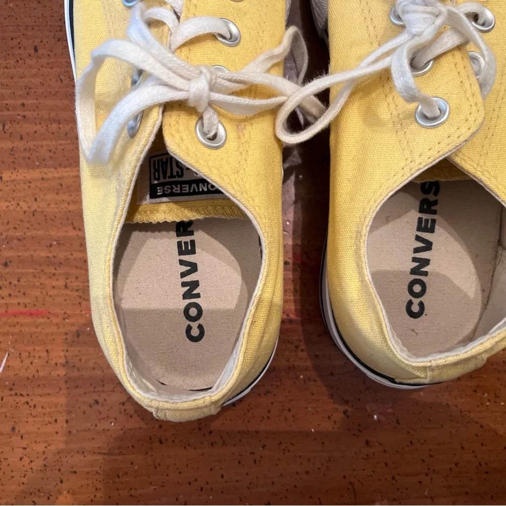 Converse Lift Ox Butter Yellow/White/Black - Size Women's 9 - Picture 11 of 12